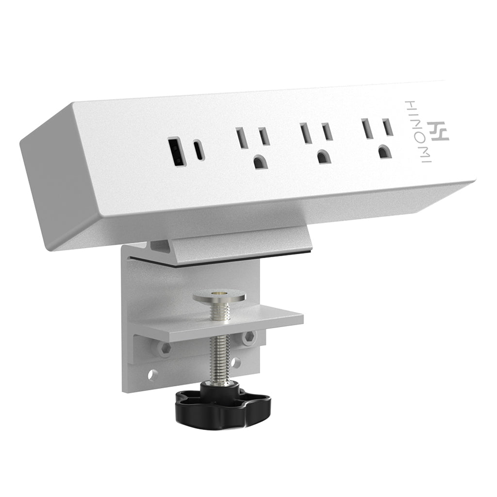 Hinomi 45-Degree Tilted Power Strip for Easy Plug-in