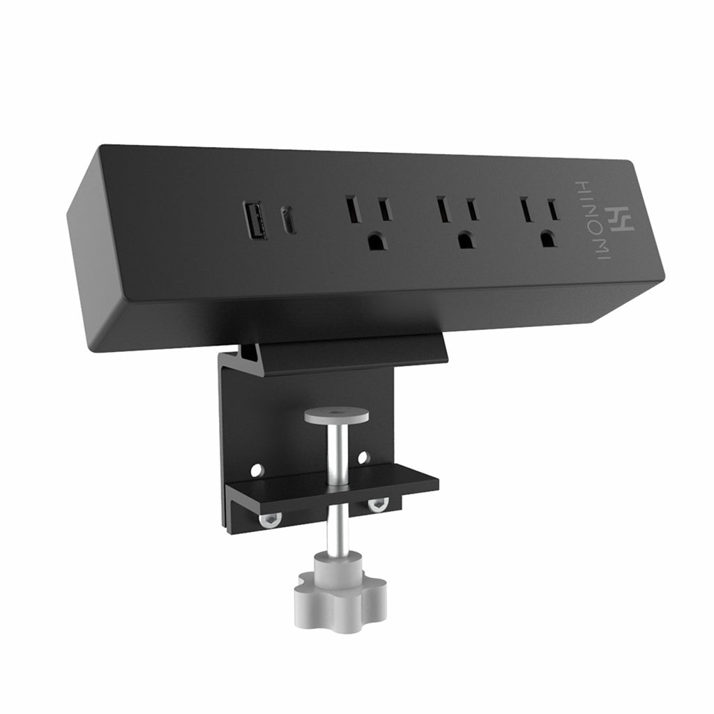 Hinomi 45-Degree Tilted Power Strip for Easy Plug-in