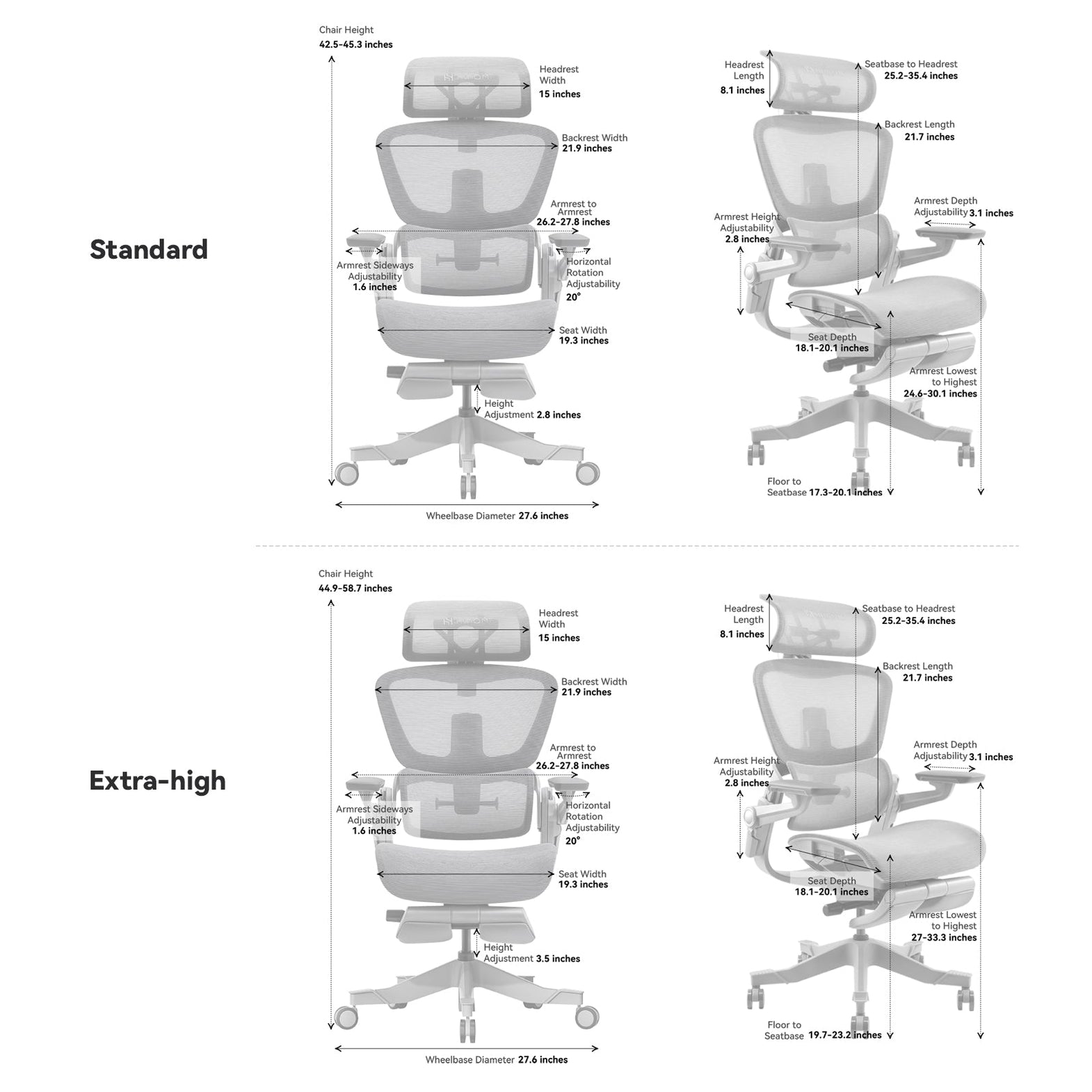 H1 Pro V1 Ergonomic Office Chair