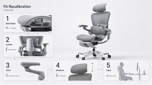 Ergonomic Chair Maintenance and Fit Recalibration: Keep Performance Stable Over Time