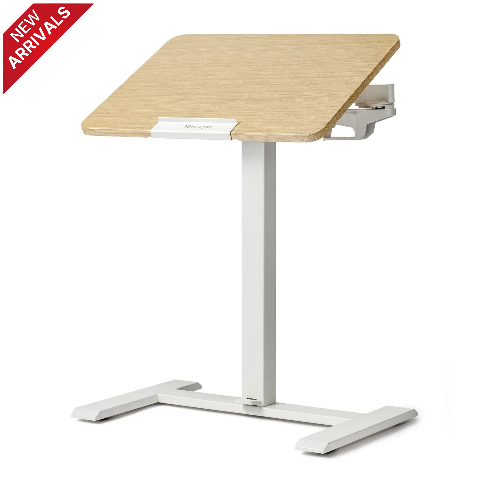 Hinomi Air Desk Height Adjustable, Tiltable, Foldable Desk with Wheels | Laptop Table
