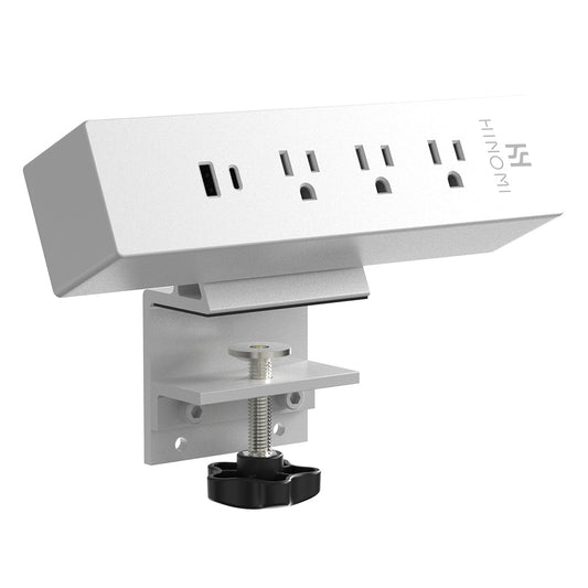 45-Degree Tilted Power Strip for Easy Plug-in