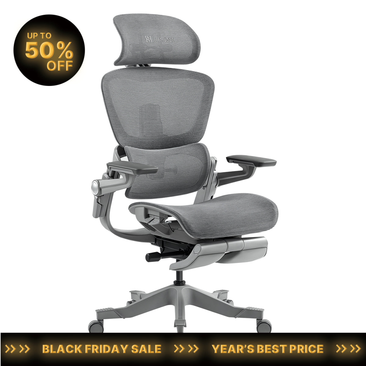 Hinomi H1 Pro V2 Ergonomic Chair with Footrest