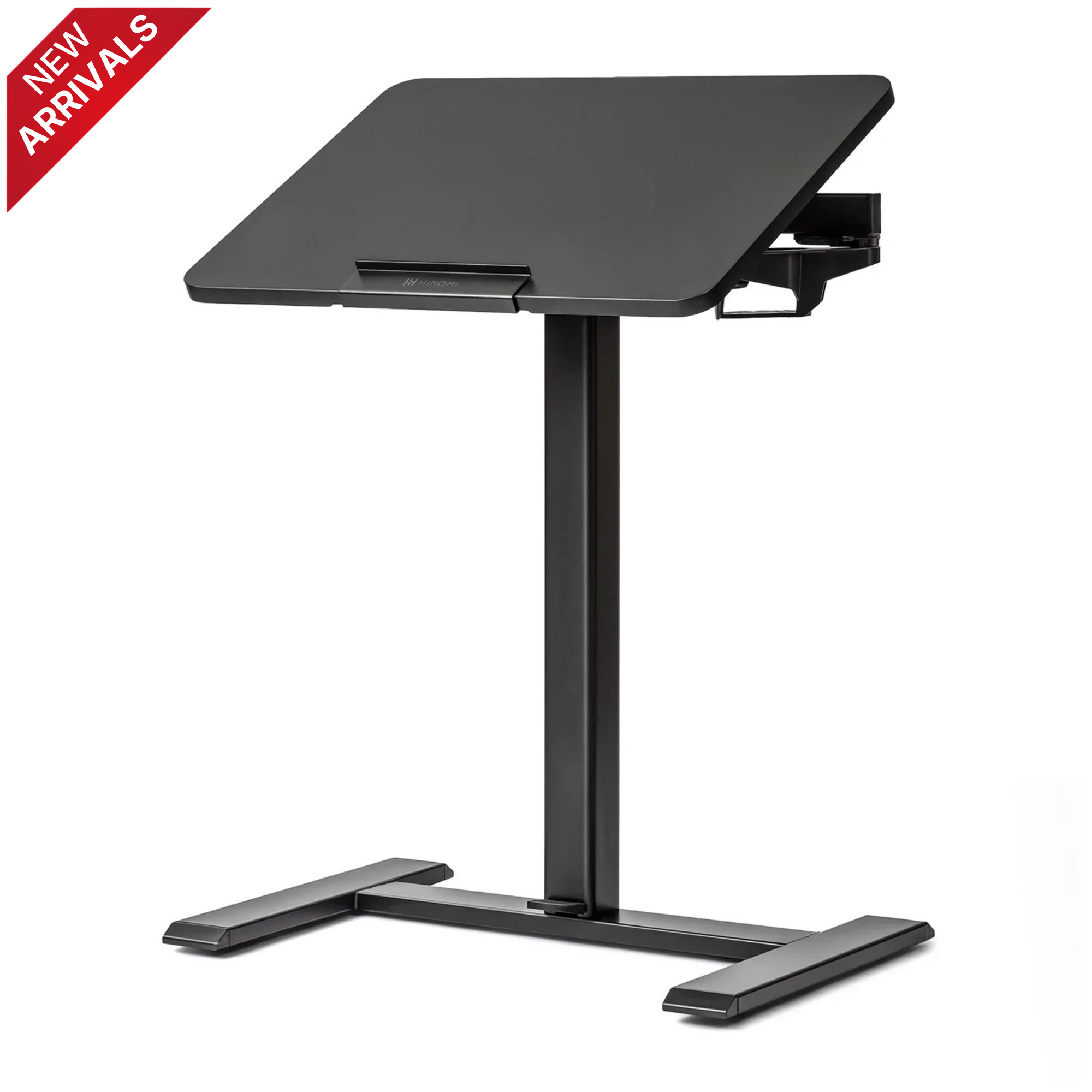 Hinomi Air Desk Height Adjustable, Tiltable, Foldable Desk with Wheels | Laptop Table
