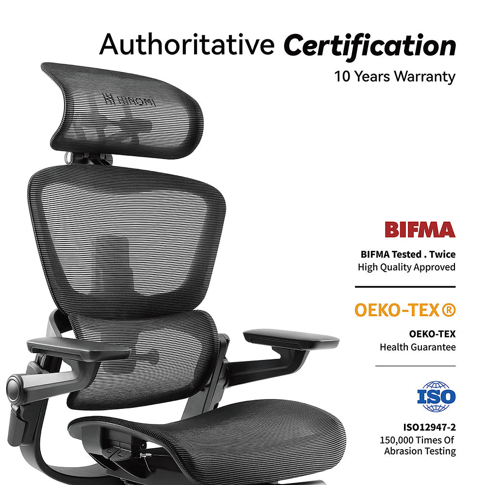 H1 Pro V2 Ergonomic Office Chair with Fantastic Lumbar Support - Wishupon