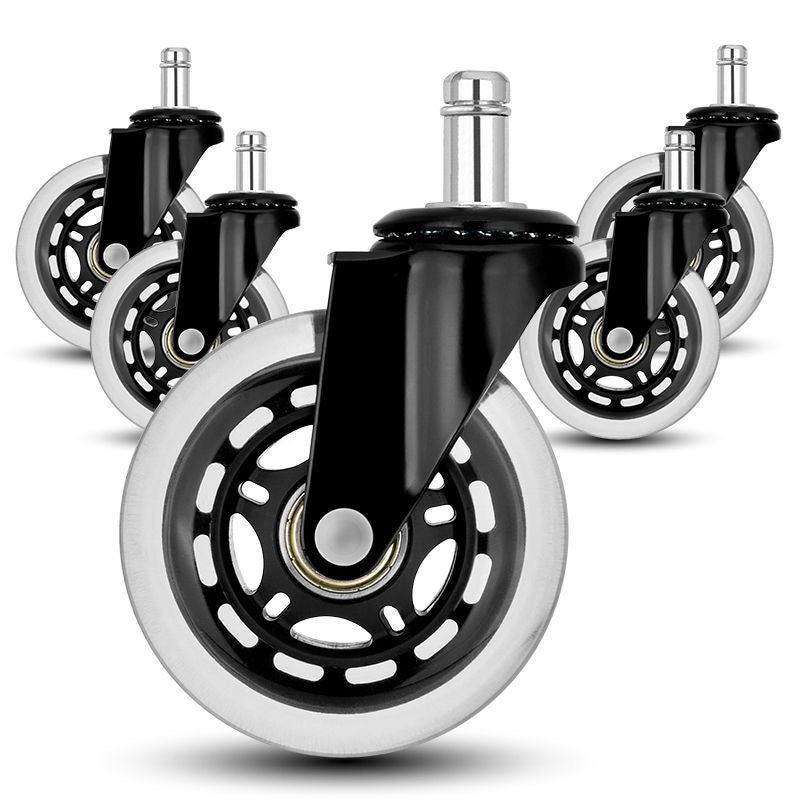 Silent Chair Casters – Quiet Replacement Wheels