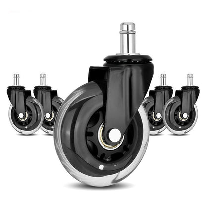 Hinomi Silent Chair Casters – Quiet Replacement Wheels (Set of 5)