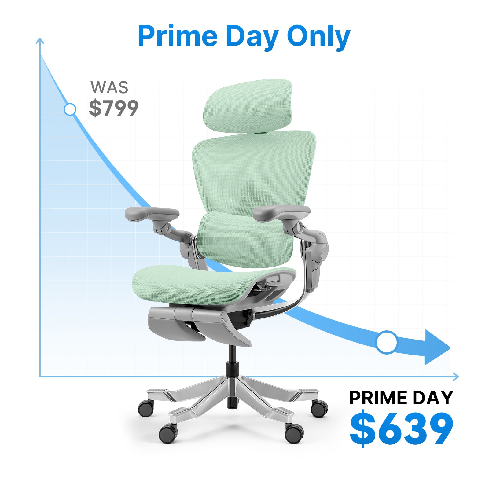 Hinomi H2 Pro Ergonomic Office Chair with Selectable Footrest