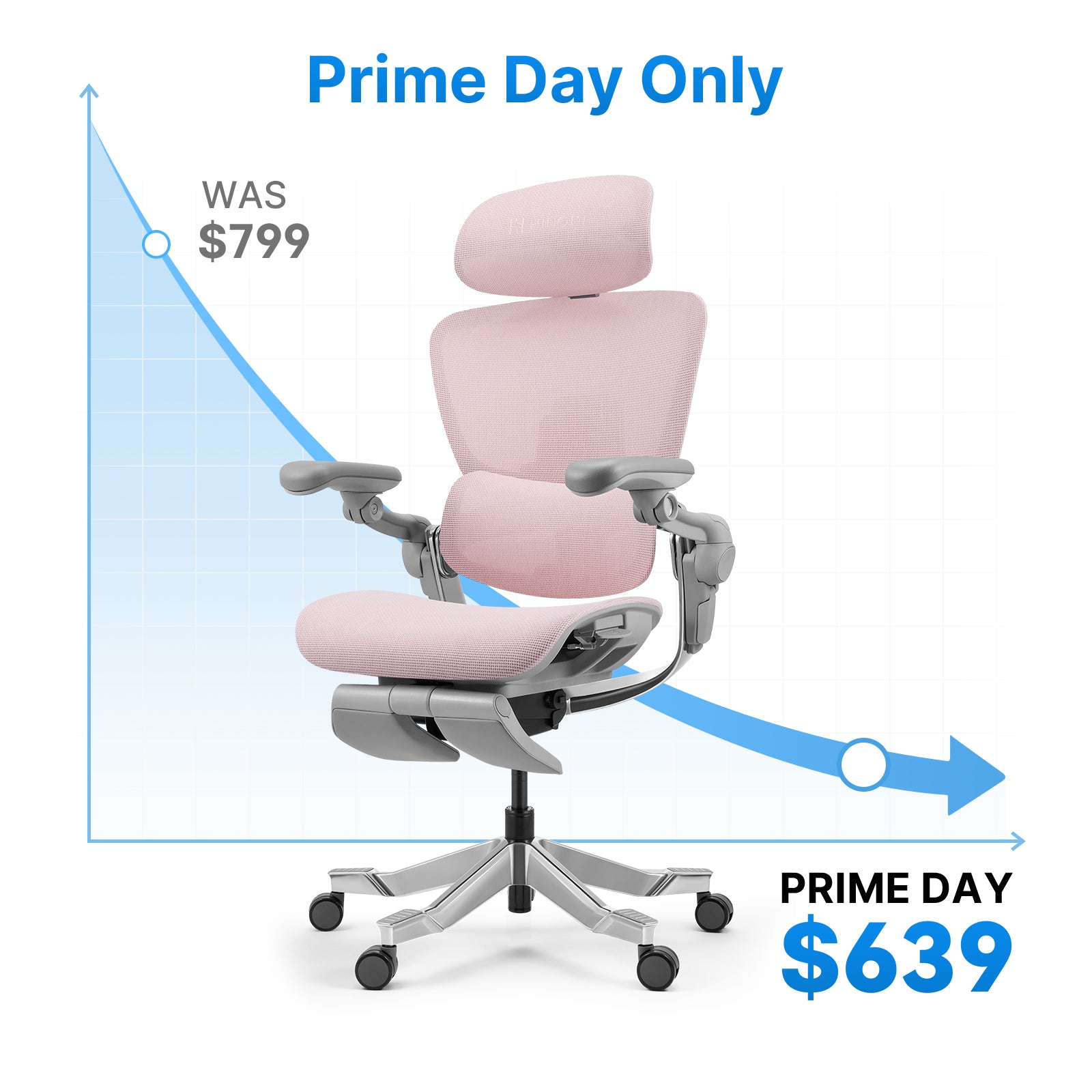 Hinomi H2 Pro Ergonomic Office Chair with Selectable Footrest