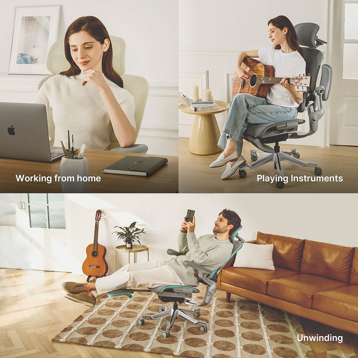 Hinomi H2 Pro Ergonomic Office Chair with Optional Leg Rest