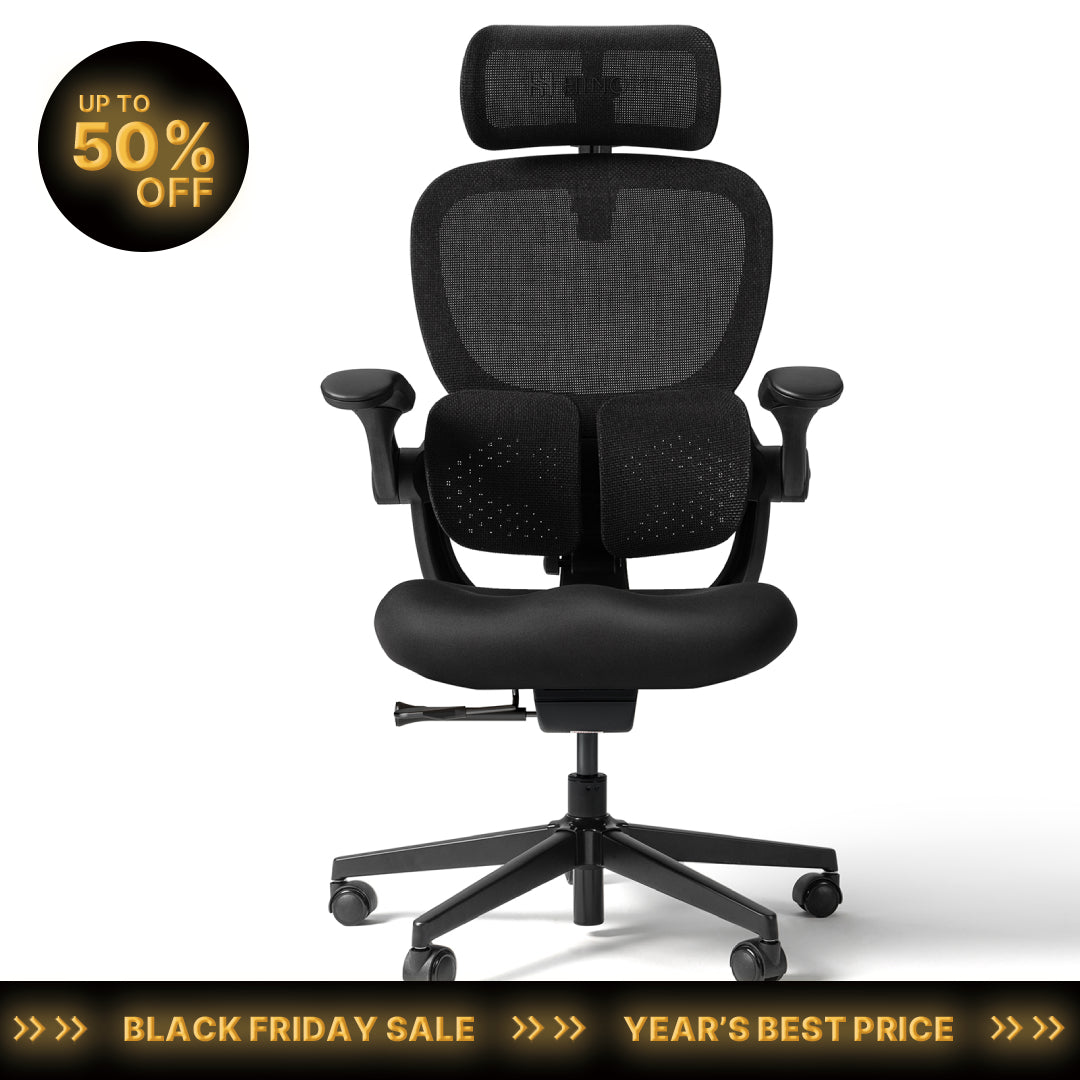 Hinomi Q2 Ergonomic Office Chair with Free Footrest