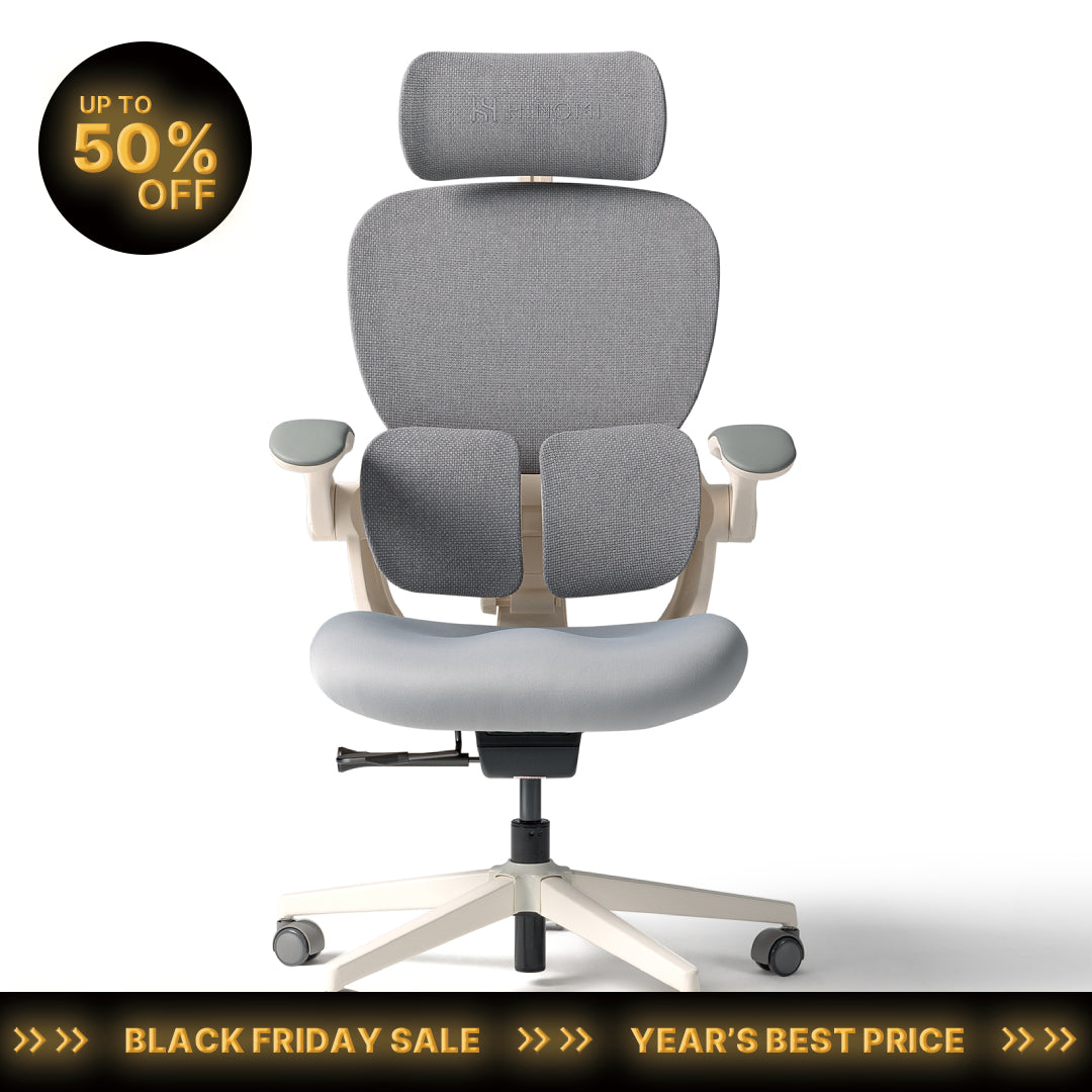 Hinomi Q2 Ergonomic Office Chair with Free Footrest