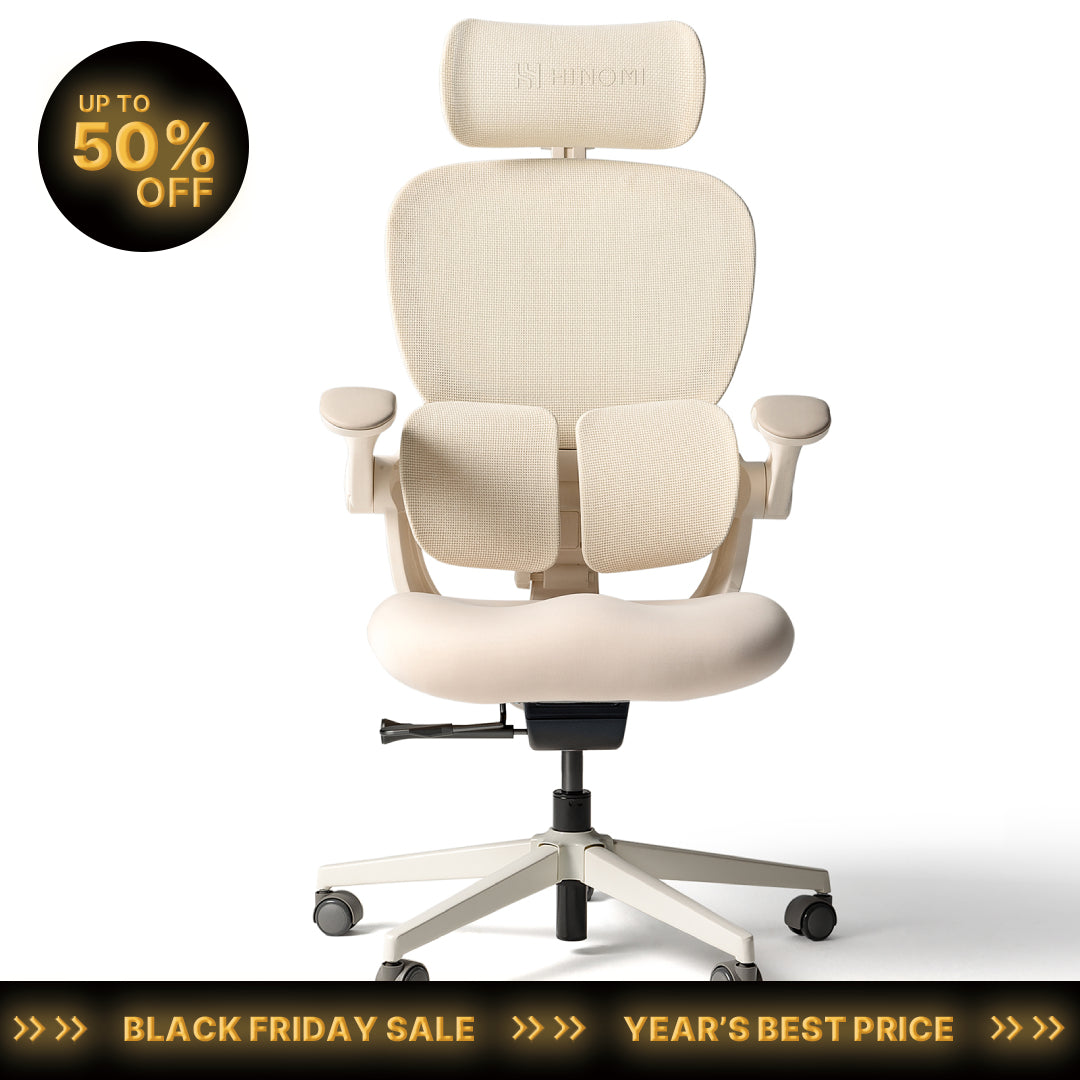 Hinomi Q2 Ergonomic Office Chair with Free Footrest