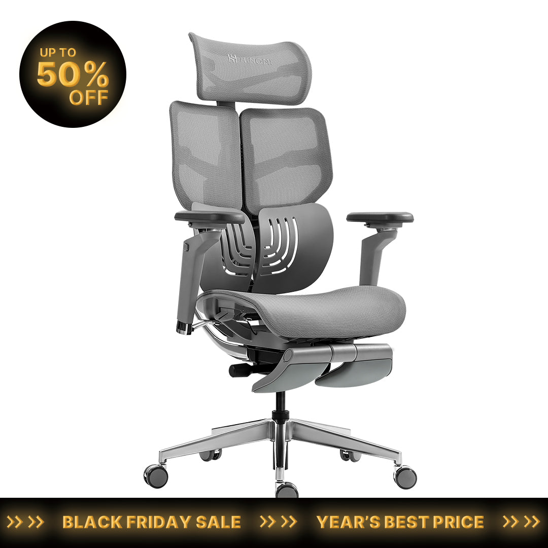 Hinomi X1 Ergonomic Office Chair with Footrest