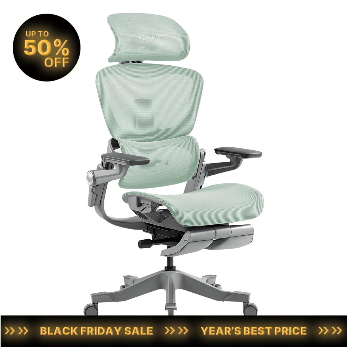 Hinomi H1 Pro V2 Ergonomic Chair with Footrest
