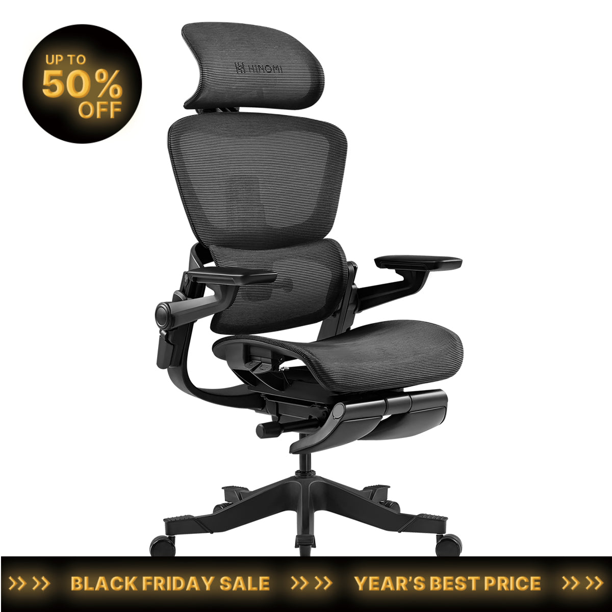 Hinomi H1 Pro V2 Ergonomic Chair with Footrest